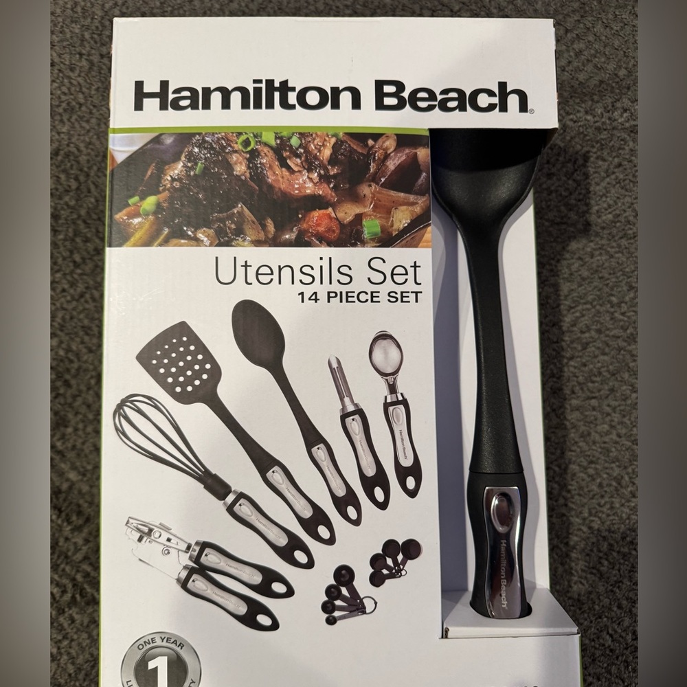 Hamilton Beach Utensils Set! 14 pieces! New